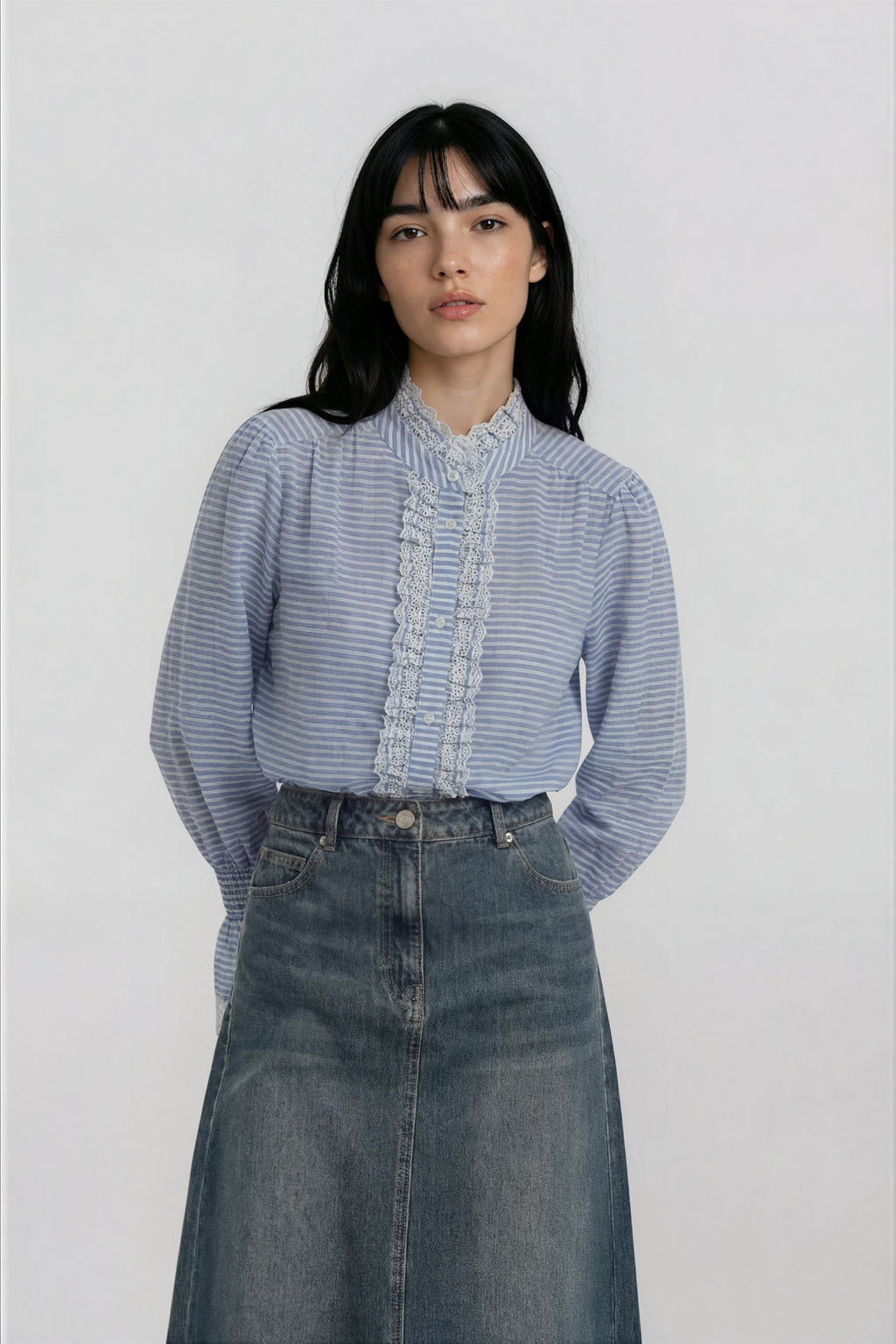 Blue Striped Shirt