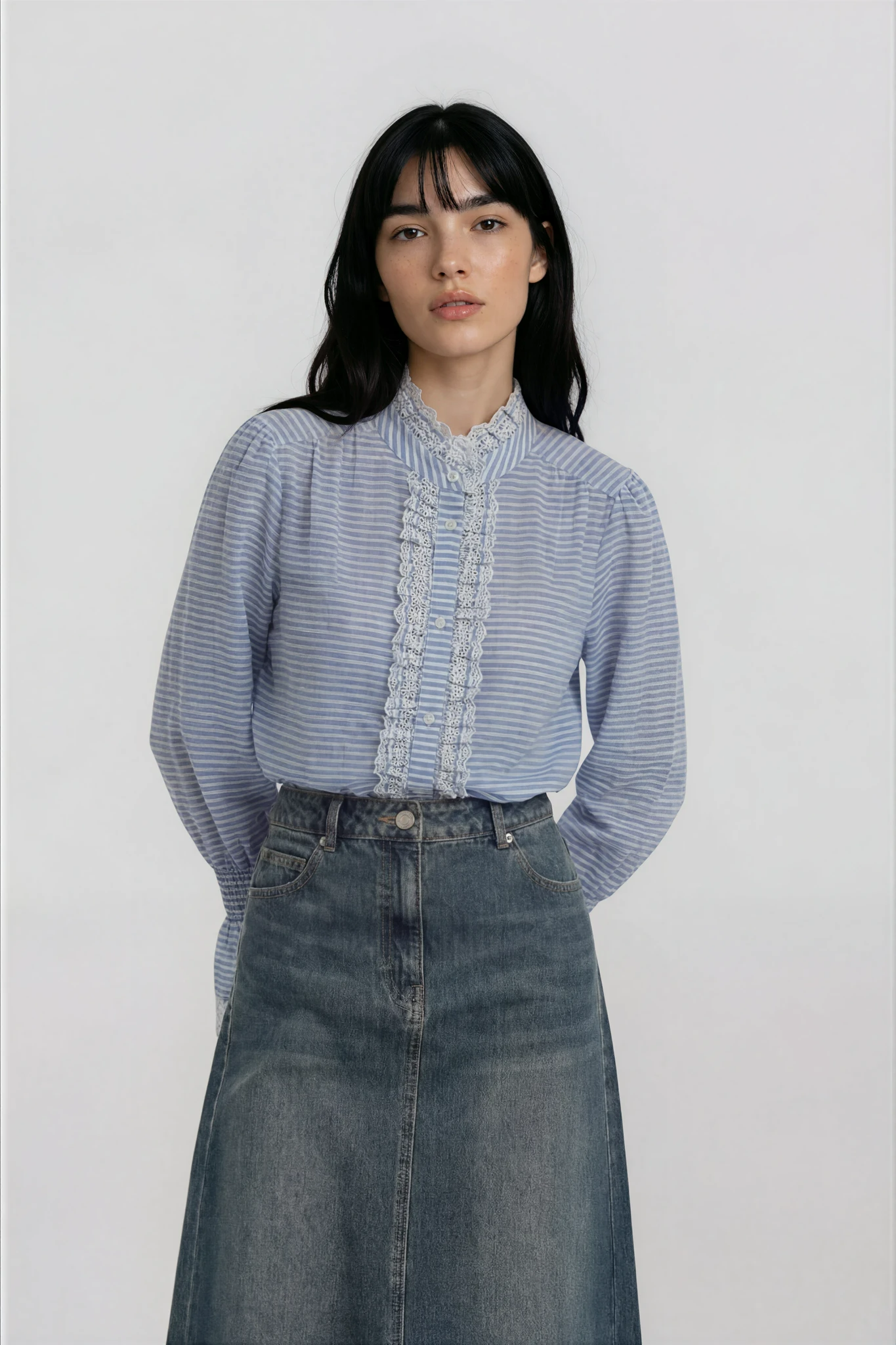 Blue Striped Shirt