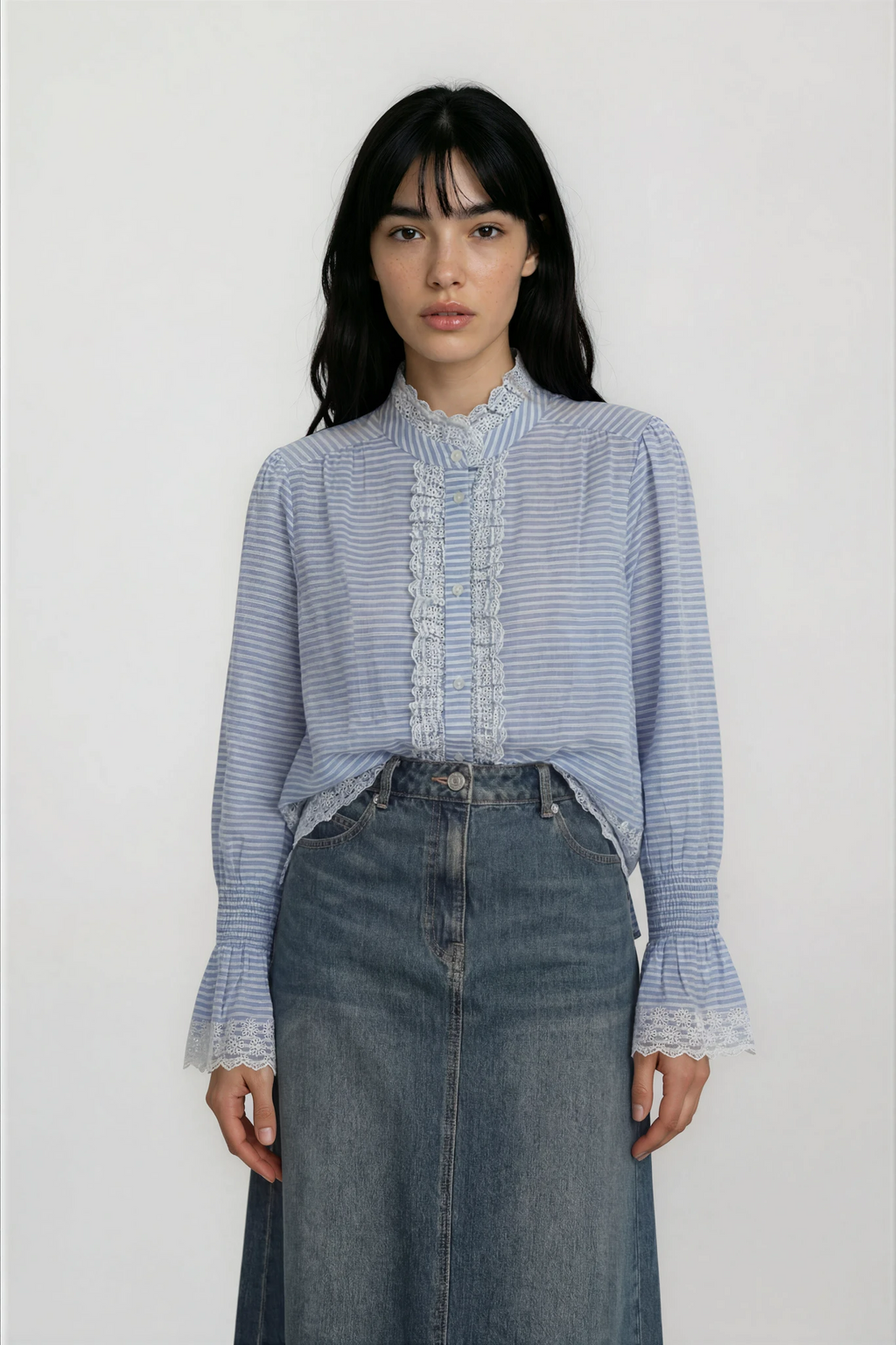 Blue Striped Shirt