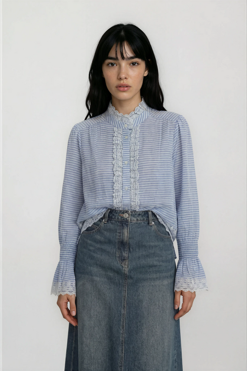 Blue Striped Shirt